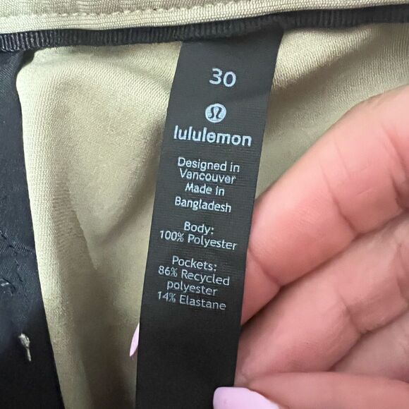 Lululemon Men Commission Pant Classic Size 30 Khaki Tan Golf Comfort Stretch - Picture 5 of 8